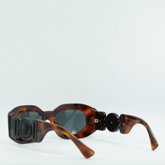?️ New Versace VE4425U 52178 Sunglasses - Havana Frame, Grey Lenses main image 4